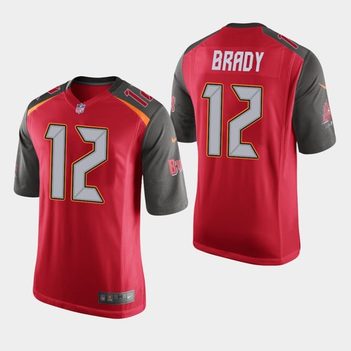 Men Tampa Bay Buccaneers #12 Tom Brady Jersey Red Limited Vapor Untouchable NFL Jerseys->boston red sox->MLB Jersey
